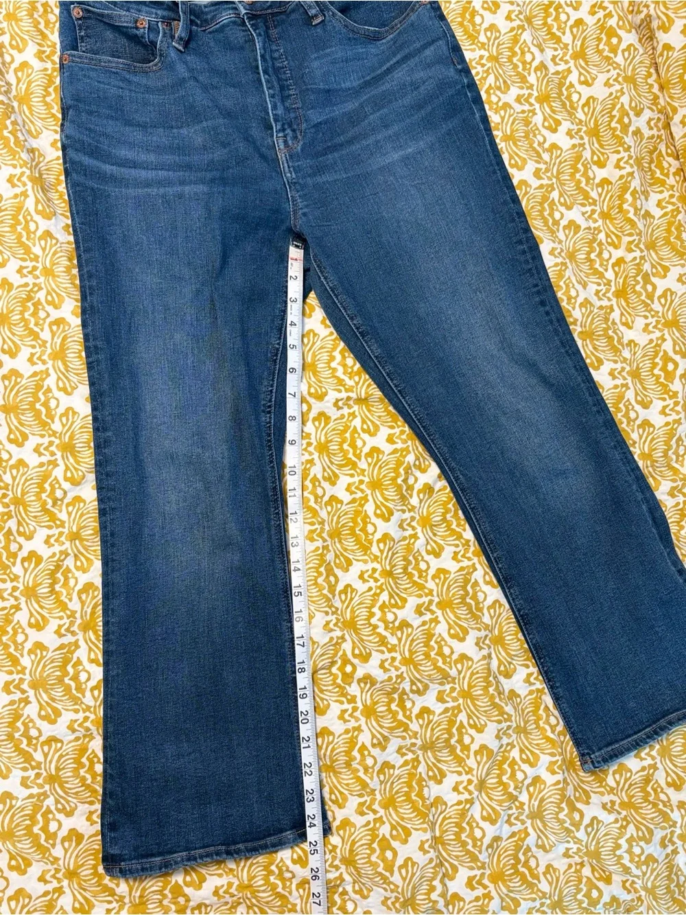 J. Crew Dark Blue Flare Jeans